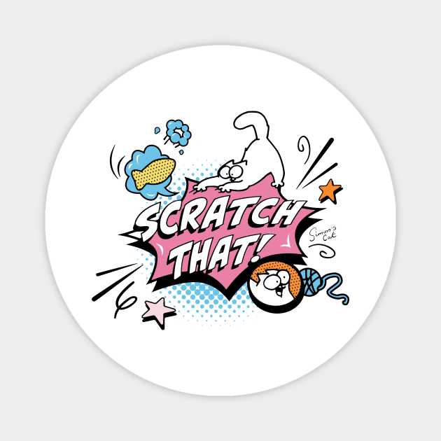 Simon's Cat Scratch That Magnet by devanpm